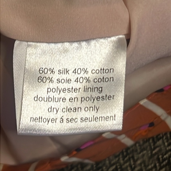 Anthropologie Silk Blend Rachel Comey Sleeveless Dress with Cute Crab Print Sz 4 - Picture 11 of 12